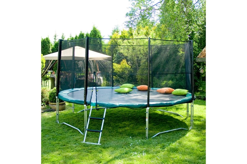 Trampoline med Beskyttelsesnett D304cm - Trampoliner