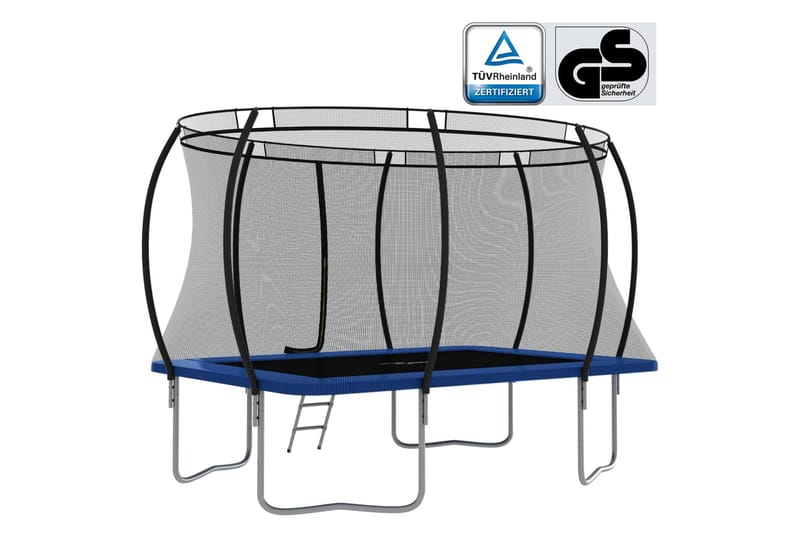 Trampolinesett rektangulær 335x244x90 cm 150 kg - Sport & fritid - Lek & sport - Lekeredskap & utelek
