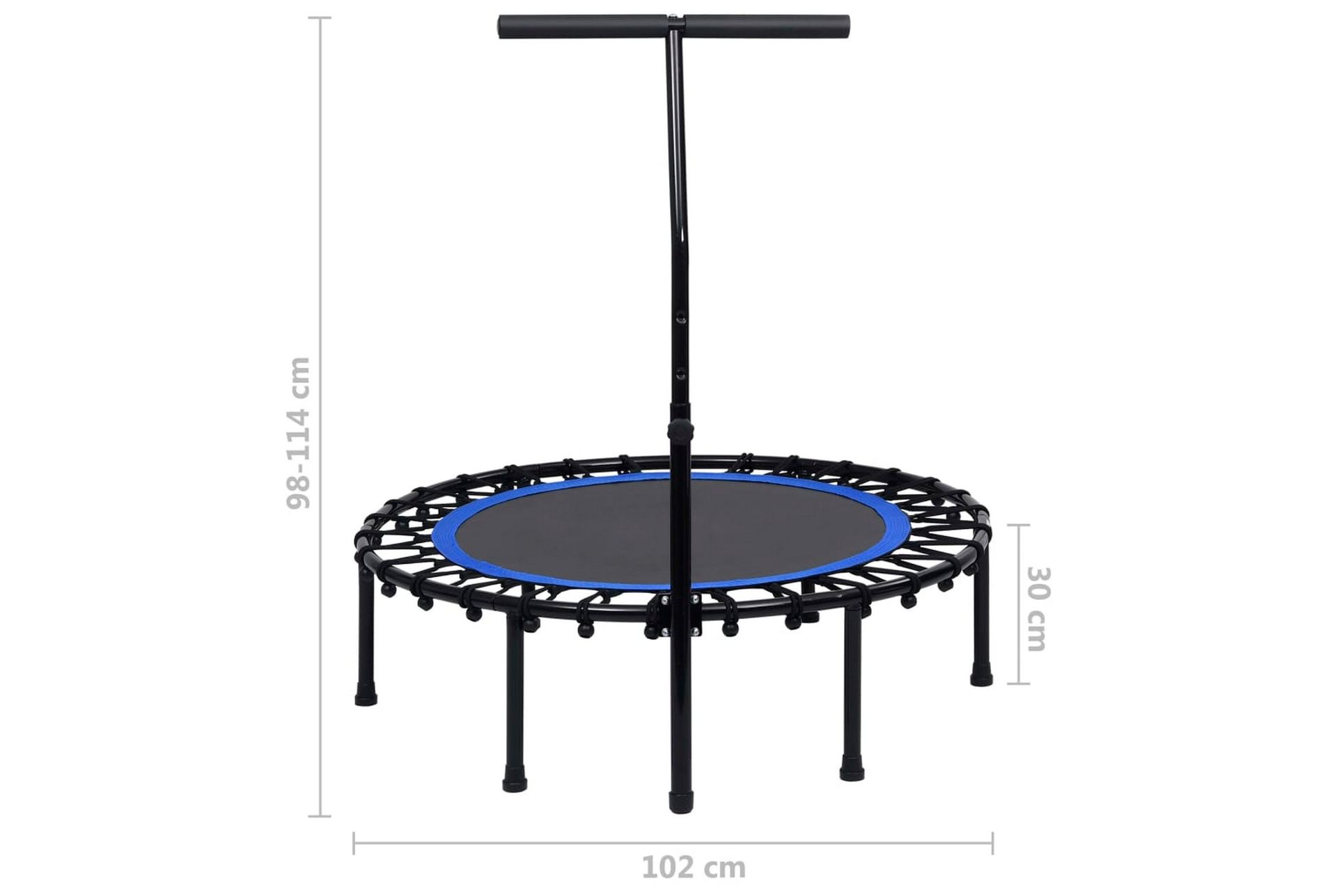 Trim-trampoline med håndtak 102 cm - Sport & fritid - Lek & sport - Lekeredskap & utelek