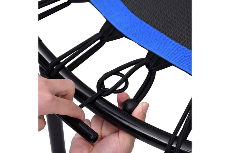 Trim-trampoline med håndtak og sikkerhetspute 122 cm - Sport & fritid - Lek & sport - Lekeredskap & utelek
