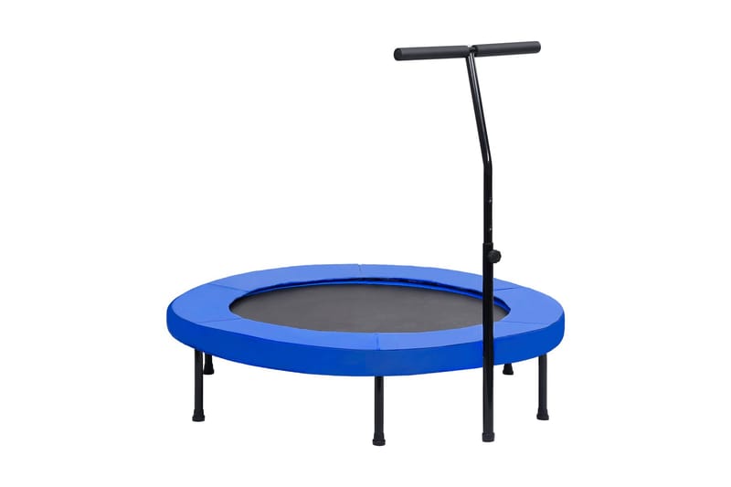 Trim-trampoline med håndtak og sikkerhetspute 122 cm - Trampoliner