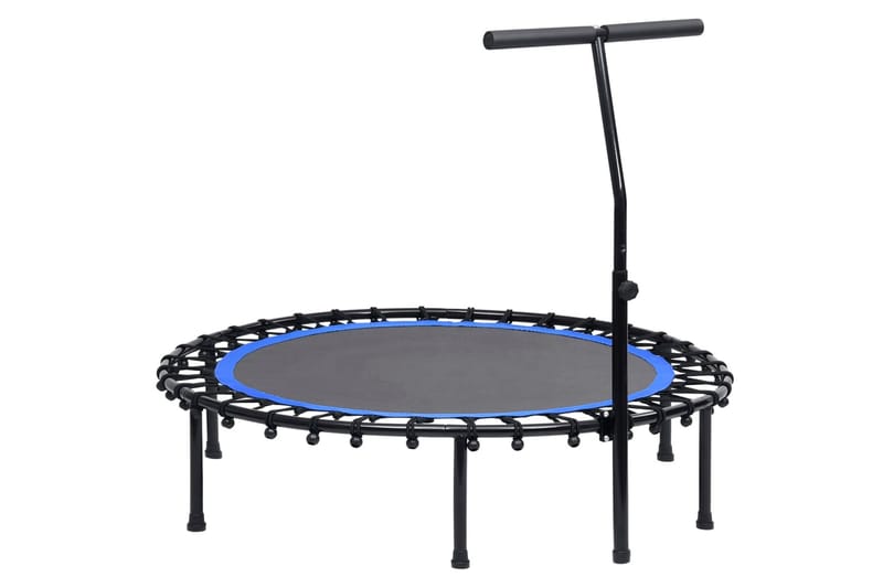 Trim-trampoline med håndtak og sikkerhetspute 122 cm - Trampoliner