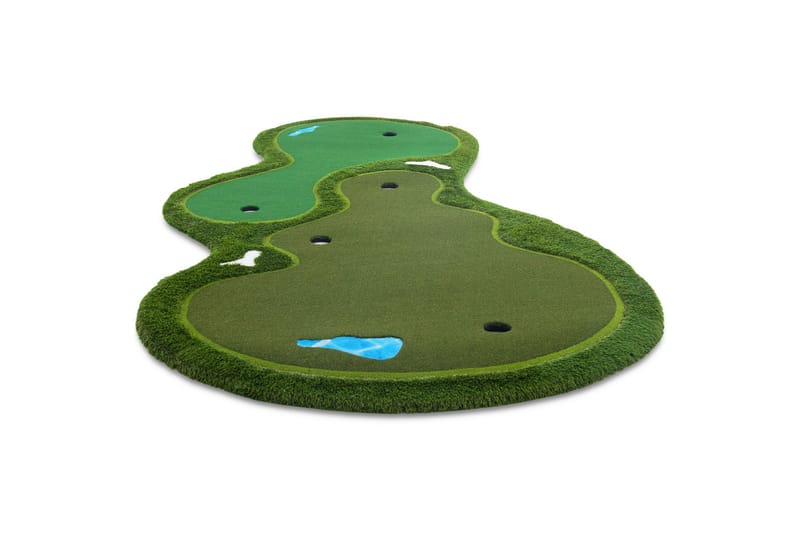 Golfmatte Pro Doble greener og vannhinder 4x2m Grønn - Lyfco - Golfutstyr