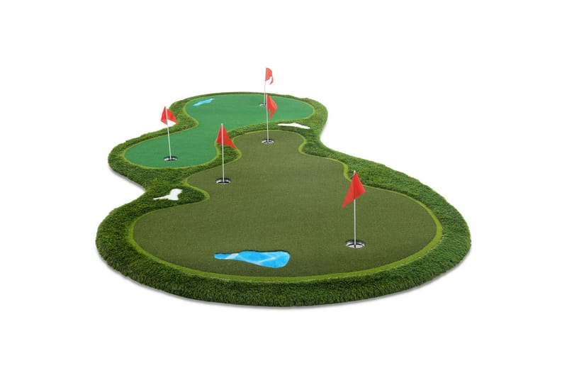 Golfmatte Pro Doble greener og vannhinder 4x2m Grønn - Lyfco - Golfutstyr