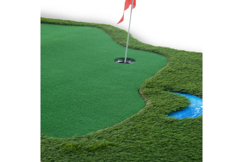 Golfmatte Pro Chipping-område og vannhinder 4x2m Grønn - Lyfco - Golfutstyr