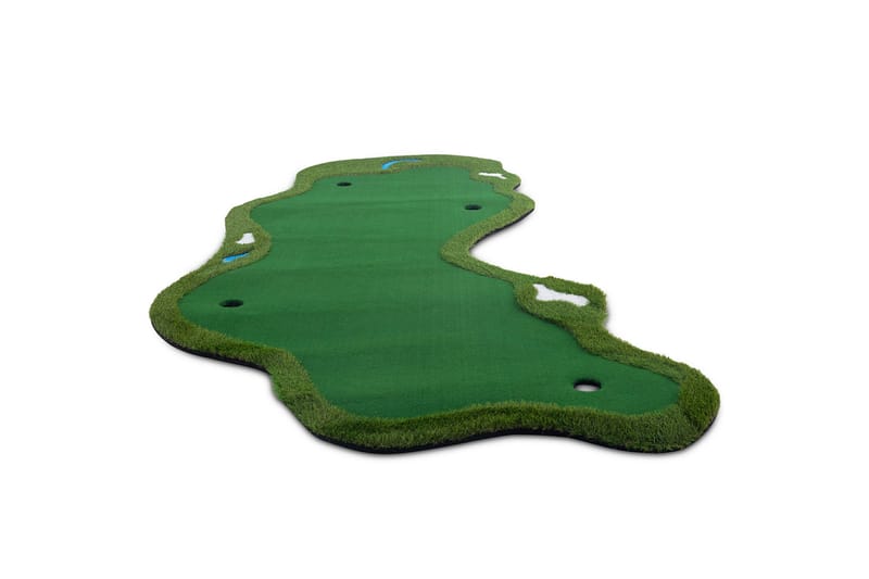 Golfmatte Pro Chipping-område og vannhinder 4x2m Grønn - Lyfco - Golfutstyr
