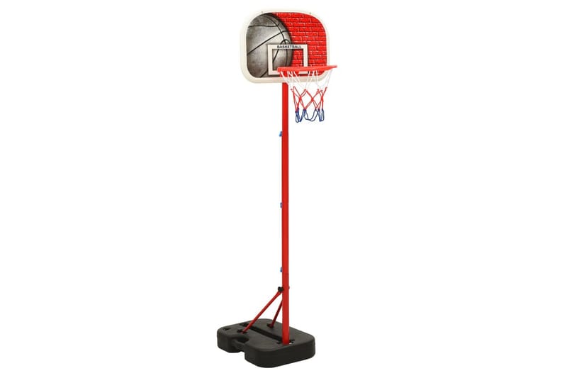 Bærbart basketballkurvsett justerbart 138,5-166 cm - Flerfarget - Sport & fritid - Lek & sport - Utendørs spill