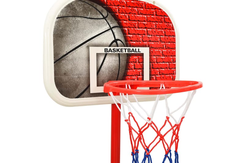 Bærbart basketballkurvsett justerbart 138,5-166 cm - Flerfarget - Sport & fritid - Lek & sport - Utendørs spill