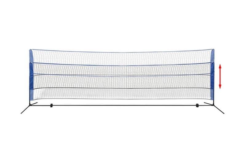 Badmintonnett med fjrballer 500x155 cm - Sport & fritid - Lek & sport - Utendørs spill
