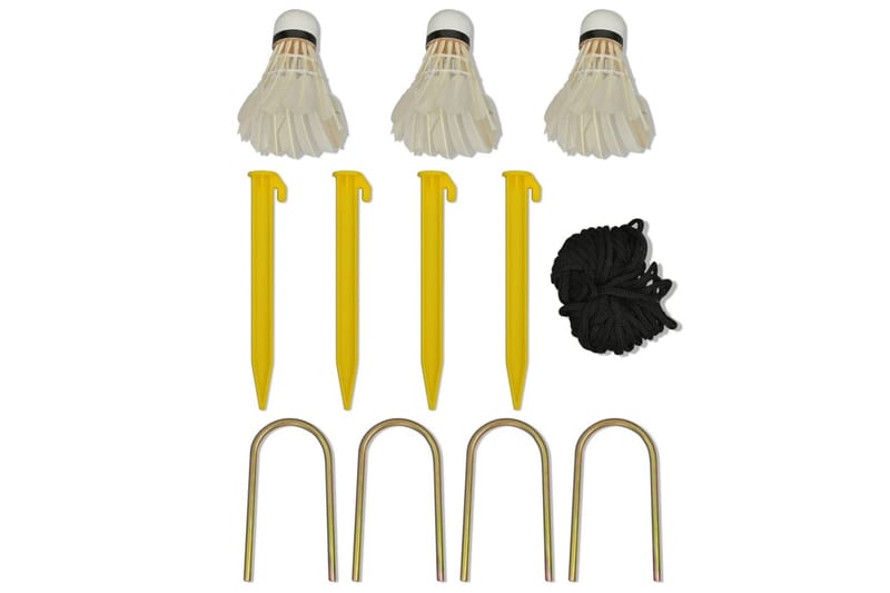 Badmintonnett med fjrballer 500x155 cm - Sport & fritid - Lek & sport - Utendørs spill