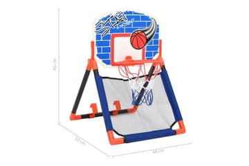 Basketballsett for barn flerfunksjonelt gulv og vegg - Flerfarget - Sport & fritid - Lek & sport - Utendørs spill