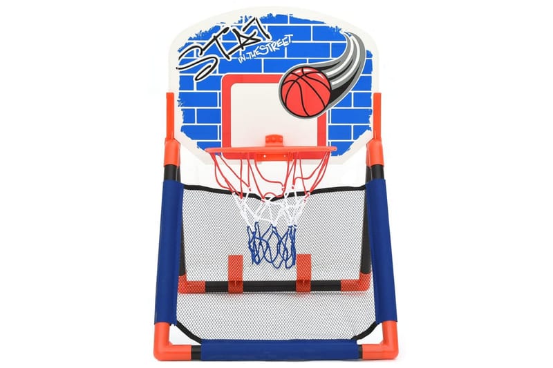 Basketballsett for barn flerfunksjonelt gulv og vegg - Flerfarget - Utendørs spill