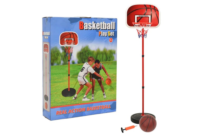 Basketballsett for barn justerbart 160 cm - Flerfarget - Sport & fritid - Lek & sport - Utendørs spill