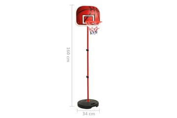 Basketballsett for barn justerbart 160 cm - Flerfarget - Sport & fritid - Lek & sport - Utendørs spill
