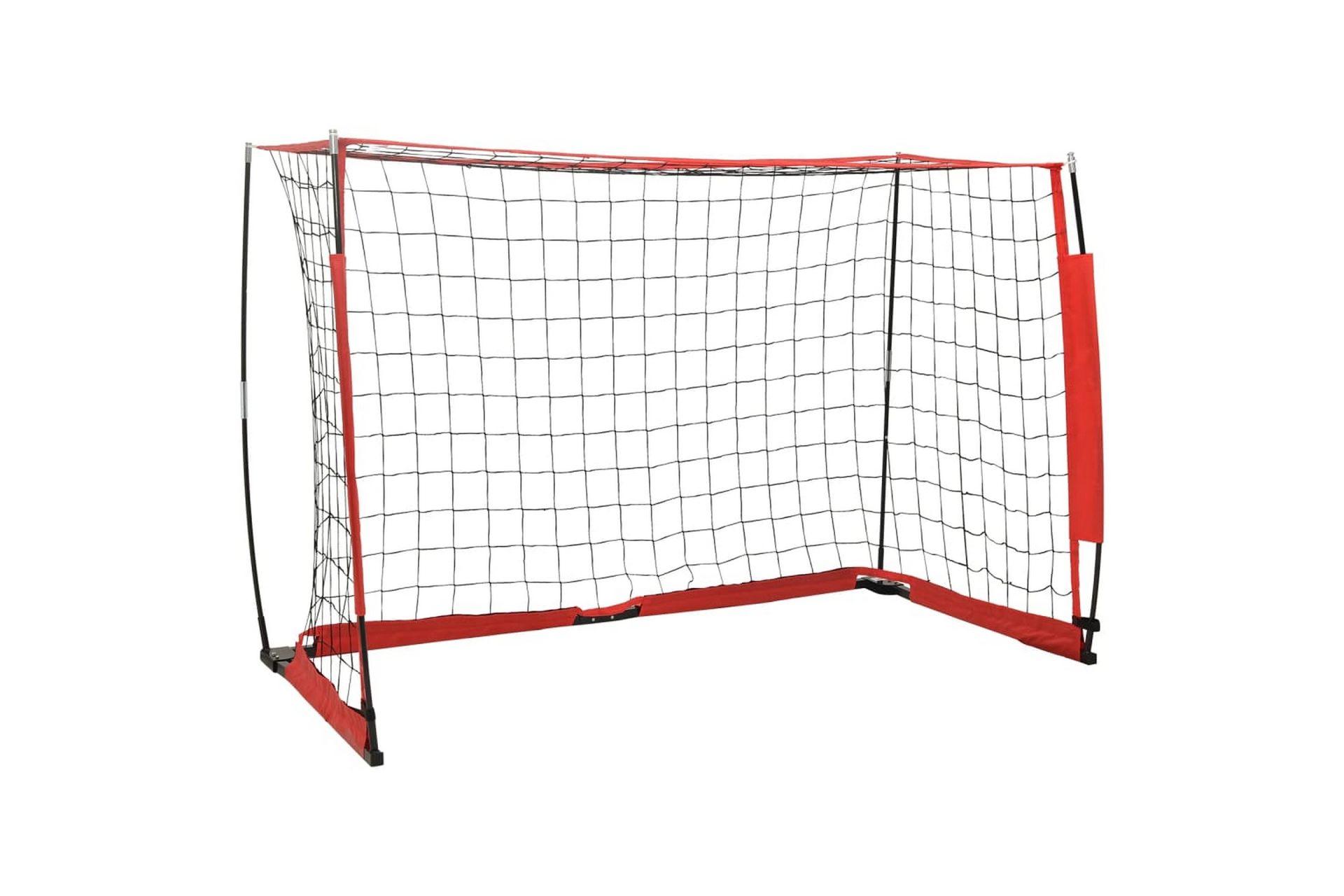 Fotballmål 184x91x124,5 cm stål - Svart - Sport & fritid - Lek & sport - Utendørs spill