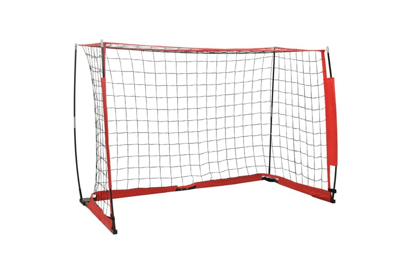 Fotballmål 184x91x124,5 cm stål - Svart - Sport & fritid - Lek & sport - Utendørs spill
