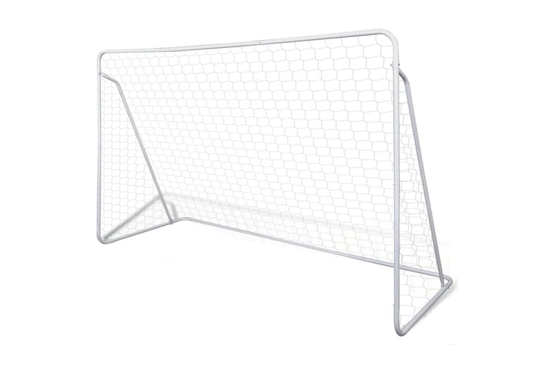 Fotballmål med nett 240 x 90 x 150 cm høykvalitets stål - Utendørs spill