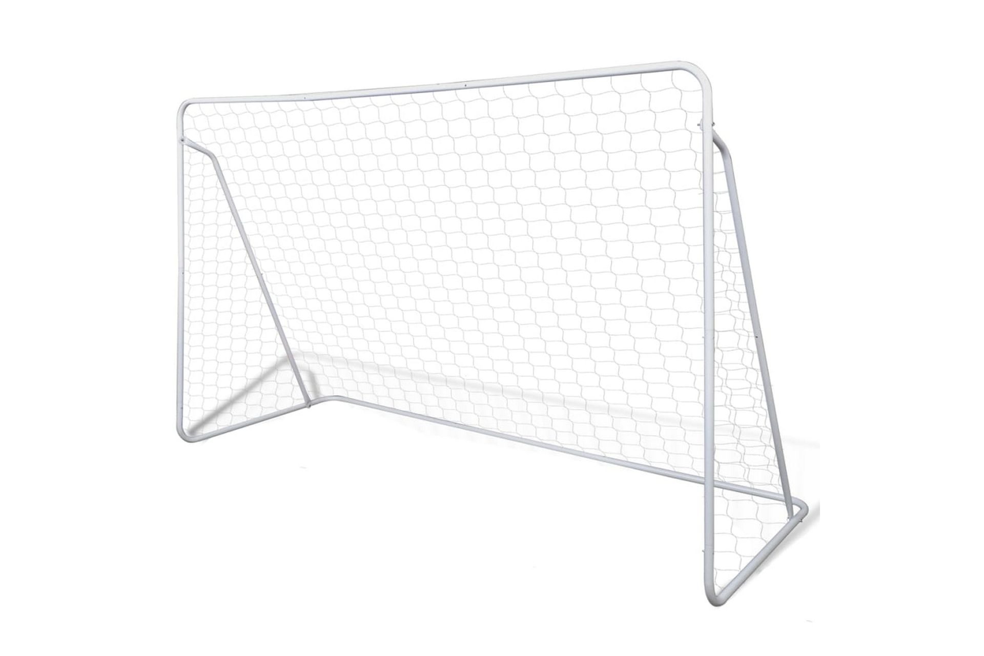 Fotballmål stål 2 stk 240x90x150 cm - Sport & fritid - Lek & sport - Utendørs spill