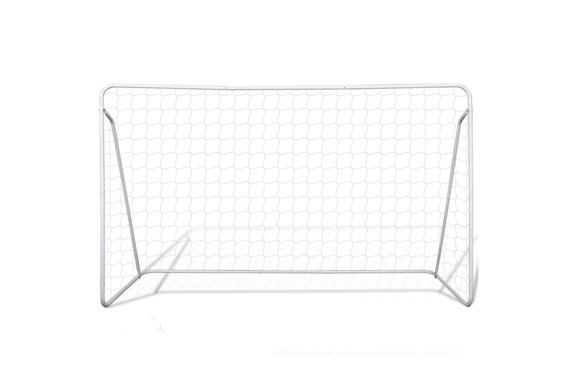 Fotballmål stål 2 stk 240x90x150 cm - Sport & fritid - Lek & sport - Utendørs spill