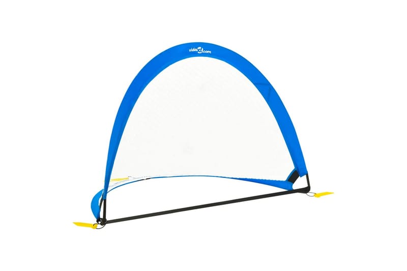 Fotballmålsett for barn med oppbevaringspose 119x82x84,5 cm - Blå - Sport & fritid - Lek & sport - Utendørs spill