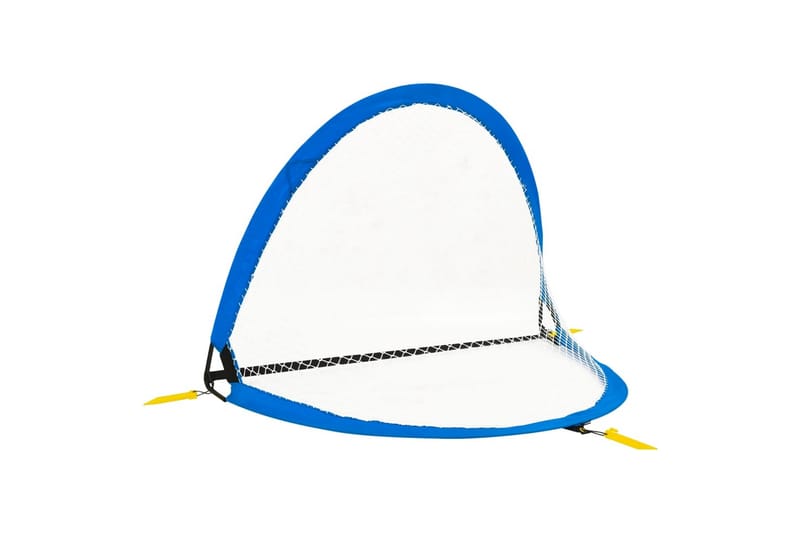 Fotballmålsett for barn med oppbevaringspose 119x82x84,5 cm - Blå - Sport & fritid - Lek & sport - Utendørs spill