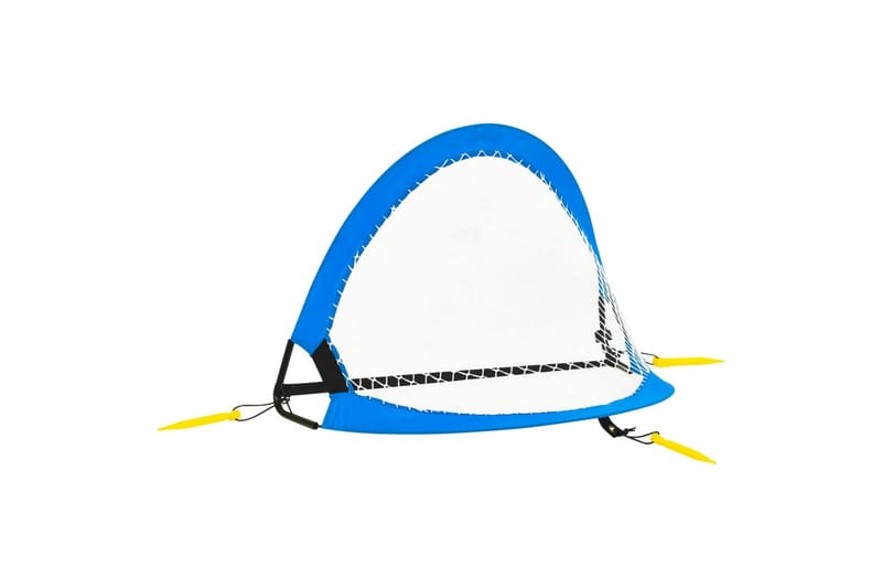 Fotballmålsett for barn med oppbevaringspose 75,5x46x48 cm - Blå - Sport & fritid - Lek & sport - Utendørs spill