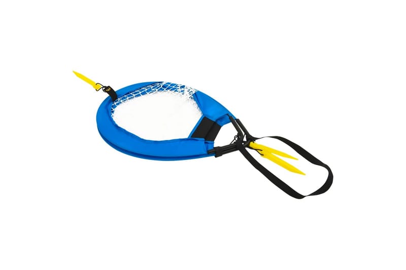 Fotballmålsett for barn med oppbevaringspose 75,5x46x48 cm - Blå - Sport & fritid - Lek & sport - Utendørs spill
