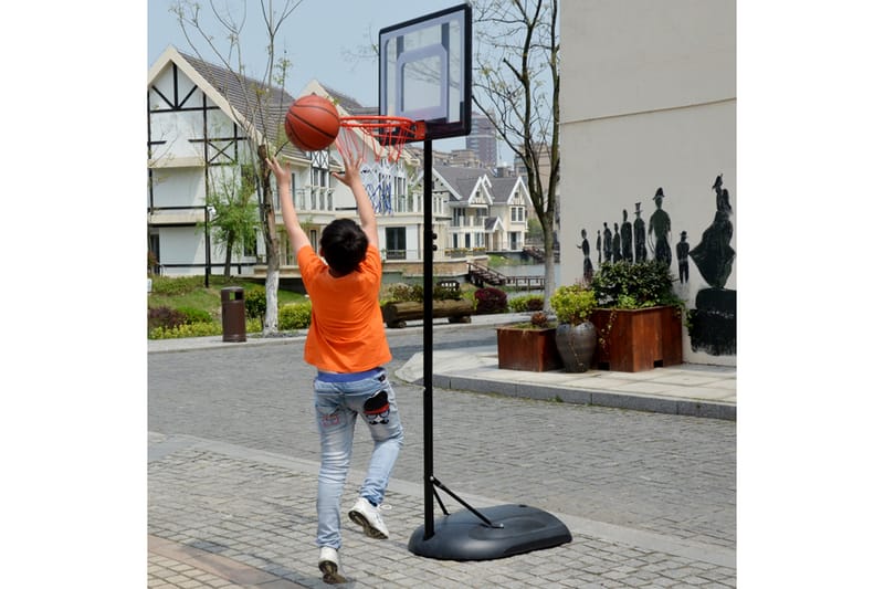 Jump Shot Basketballkurv med stativ 220 cm - Sport & fritid - Lek & sport - Utendørs spill