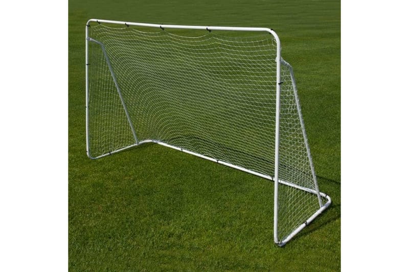 Prosport Fotballmål 240x150x90 cm - Hvit - Utendørs spill