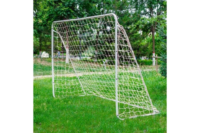 Prosport Fotballmål 366x183x122 cm - Hvit - Utendørs spill