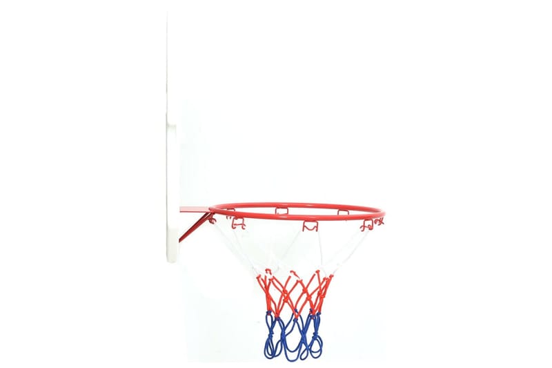 Veggmontert basketballsett 5 deler 66x44,5 cm - Flerfarget - Sport & fritid - Lek & sport - Utendørs spill