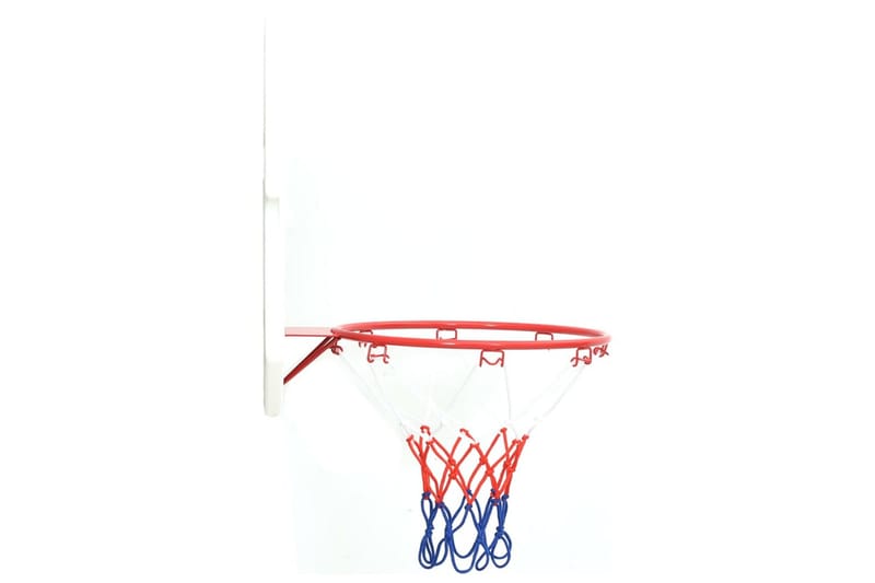 Veggmontert basketballsett 5 deler 66x44,5 cm - Flerfarget - Utendørs spill