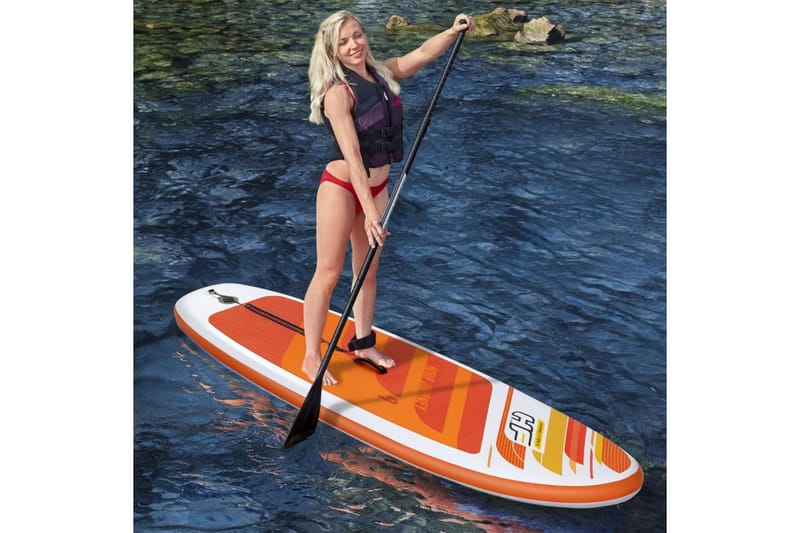 Bestway Hydro-Force Oppblåsbart padlebrettsett Aqua Journey - Oransj - Vannsport & vannlek