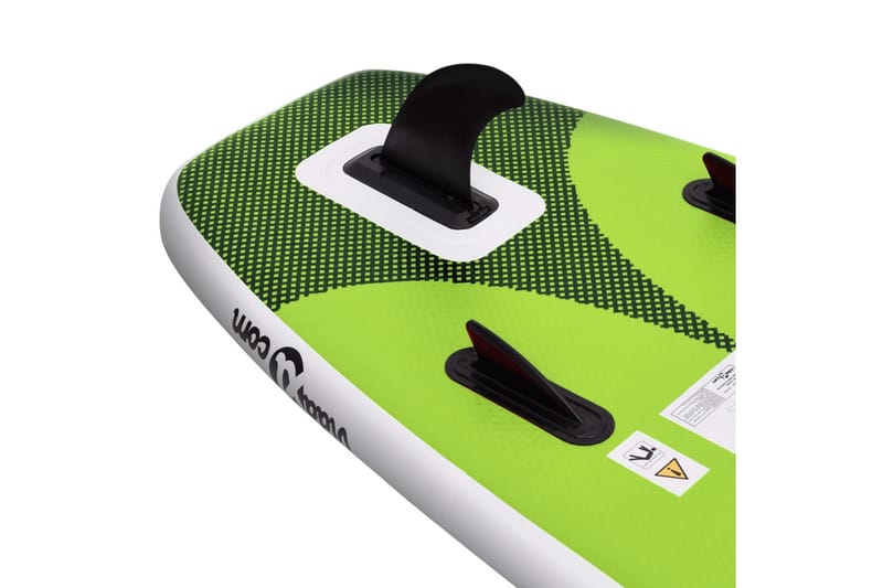 Oppblåsbart padlebrettsett grønn 360x81x10 cm - grønn - Sport & fritid - Lek & sport - Vannsport & vannlek