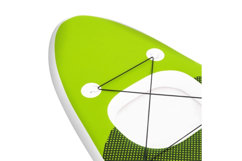 Oppblåsbart padlebrettsett grønn 360x81x10 cm - grønn - Vannsport & vannlek