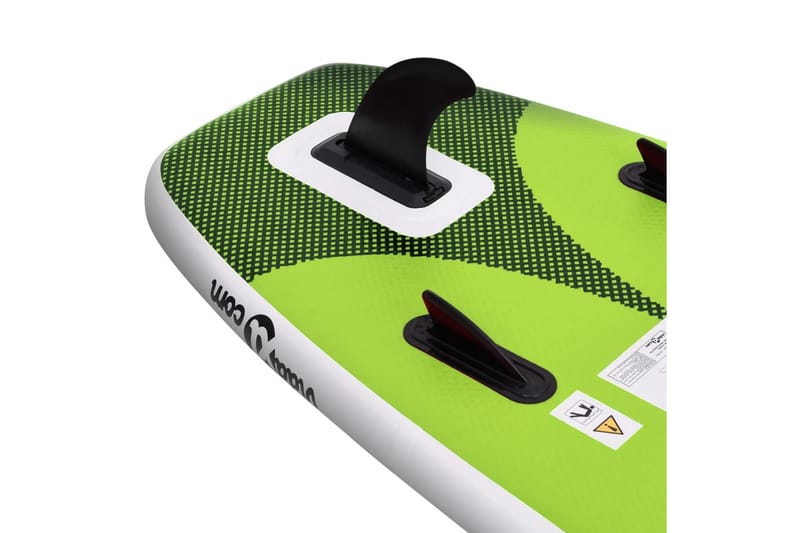 Oppblåsbart padlebrettsett grønn 330x76x10 cm - grønn - Vannsport & vannlek