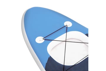 Oppblåsbart padlebrettsett havblå 360x81x10 cm - Blå - Sport & fritid - Lek & sport - Vannsport & vannlek