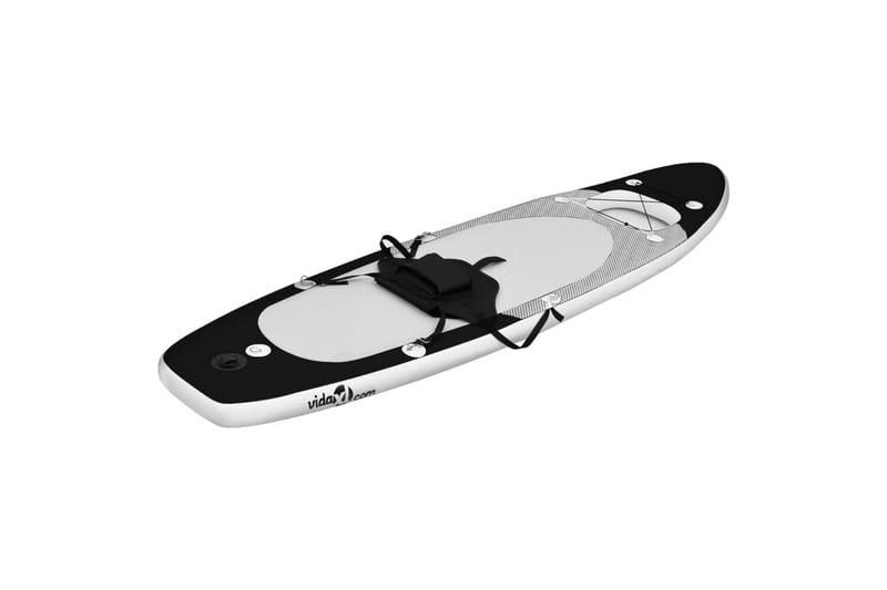 Oppblåsbart padlebrettsett svart 330x76x10 cm - Svart - Vannsport & vannlek