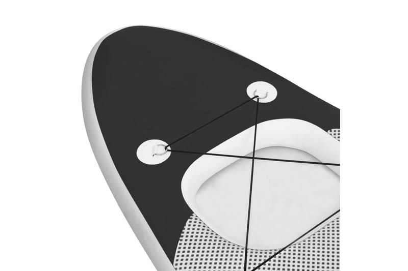 Oppblåsbart padlebrettsett svart 330x76x10 cm - Svart - Sport & fritid - Lek & sport - Vannsport & vannlek