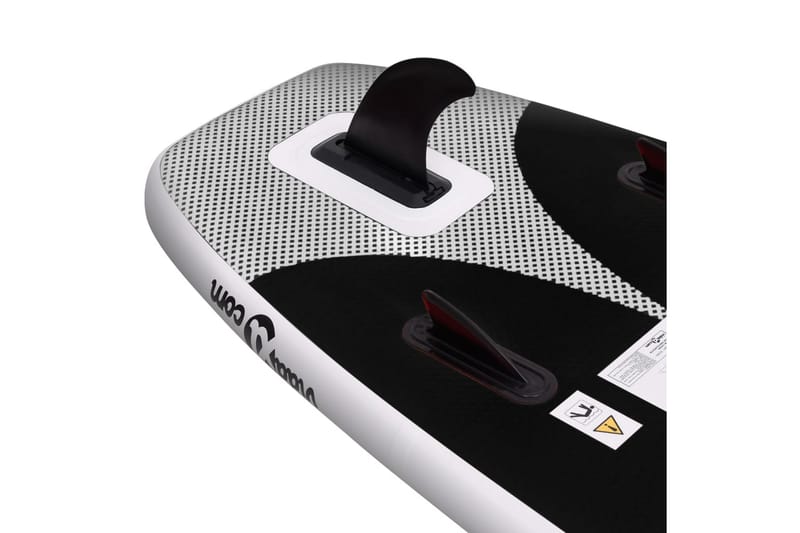 Oppblåsbart padlebrettsett svart 300x76x10 cm - Svart - Vannsport & vannlek