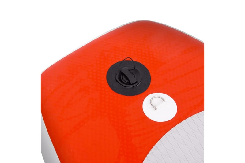 Oppblåsbart padlebrettsett rød 300x76x10 cm - Rød - Vannsport & vannlek