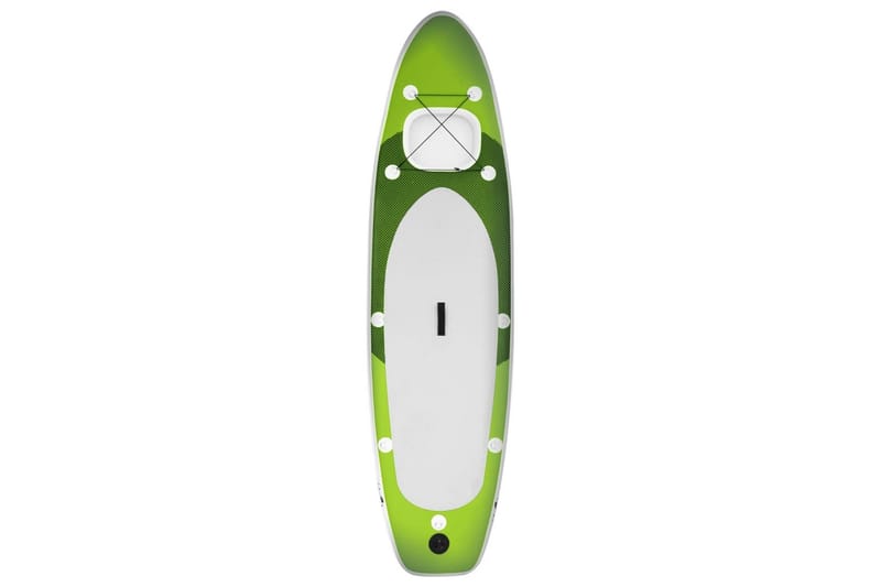 Oppblåsbart padlebrettsett grønn 330x76x10 cm - grønn - Vannsport & vannlek