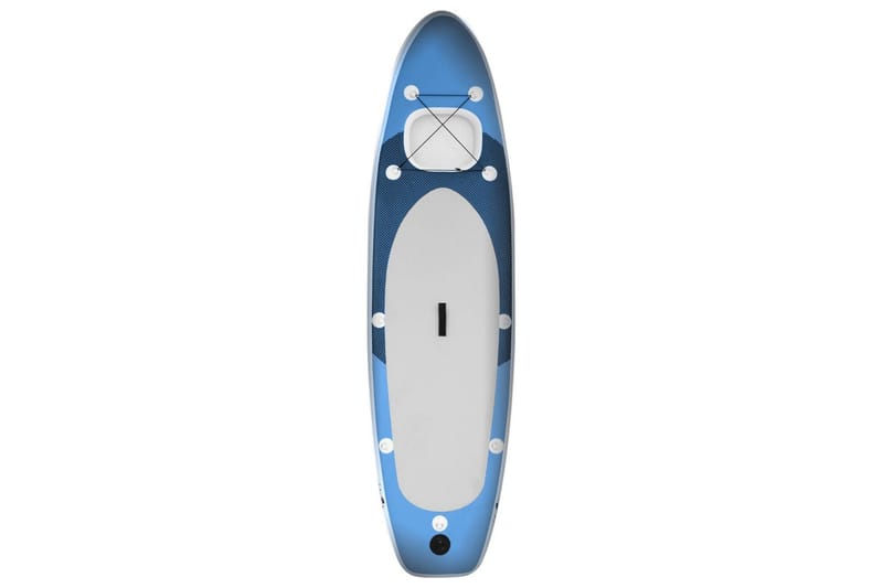 Oppblåsbart padlebrettsett havblå 360x81x10 cm - Blå - Vannsport & vannlek