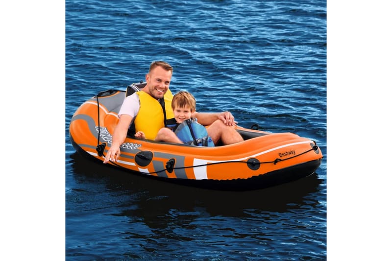 Bestway Oppblåsbar båt Kondor 2000 188x98 cm - Oransj - Gummibåt & ribb