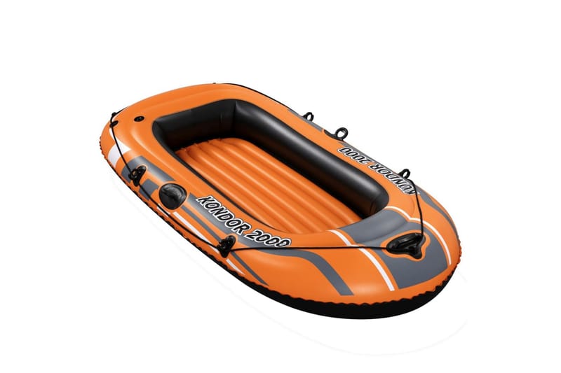 Bestway Oppblåsbar båt Kondor 2000 188x98 cm - Oransj - Gummibåt & ribb