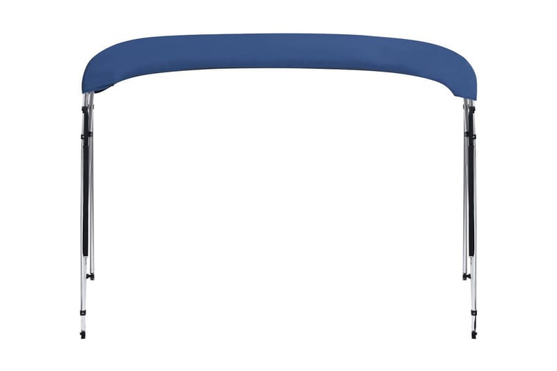 Biminitopp 4-buet marineblå 243x(230-244)x137 cm - Båtkalesje