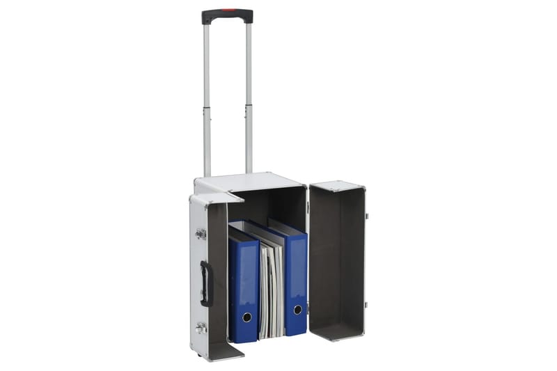 Pilotkoffert 47x39x27 cm sølv aluminium - Silver - Sport & fritid - Reisetilbehør