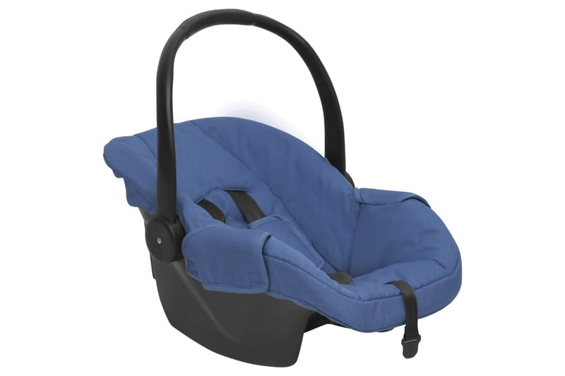 Barnebilsete marineblå 42x65x57 cm - Blå - Bilstol baby
