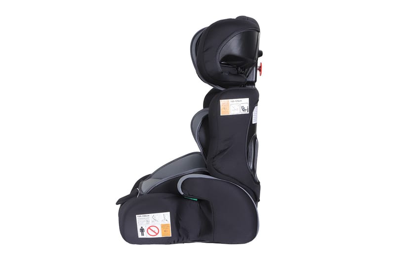 Kikid Bilsete Basic R129 76-105 cm - Grå - Sport & fritid - Til barn - Bilseter & babysete