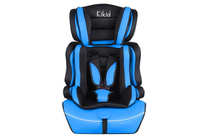 Kikid Bilsete Basic R129 76-105 cm - Svart/Blå - Sport & fritid - Til barn - Bilseter & babysete